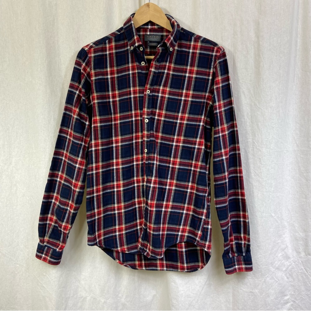 Zara Man Long Sleeve Flannel